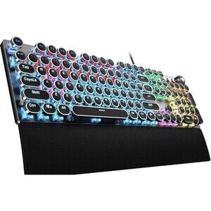 AULA F2088 Typewriter Style Mechanical Gaming Keyboard Wired,Blue Switches,Ra...